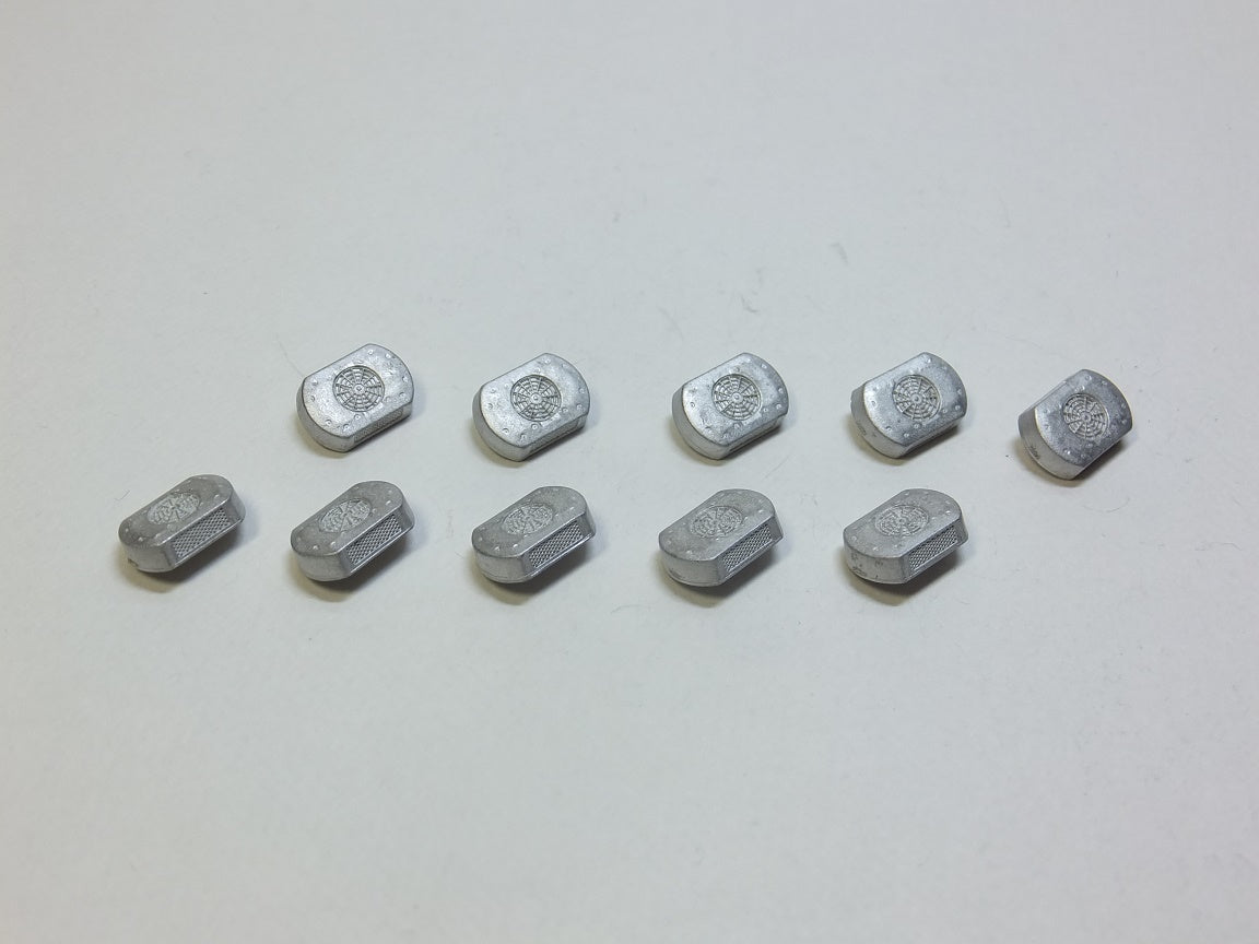 AU13 メッシュ ファン彫刻付