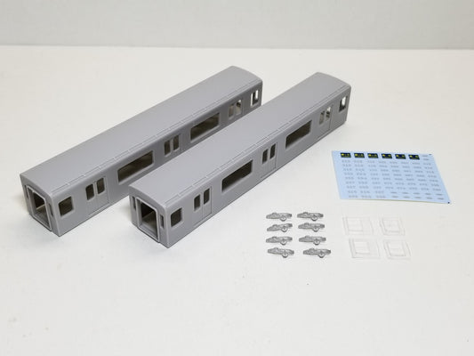 C線（黄電 700/800形）中間車キット（2両）